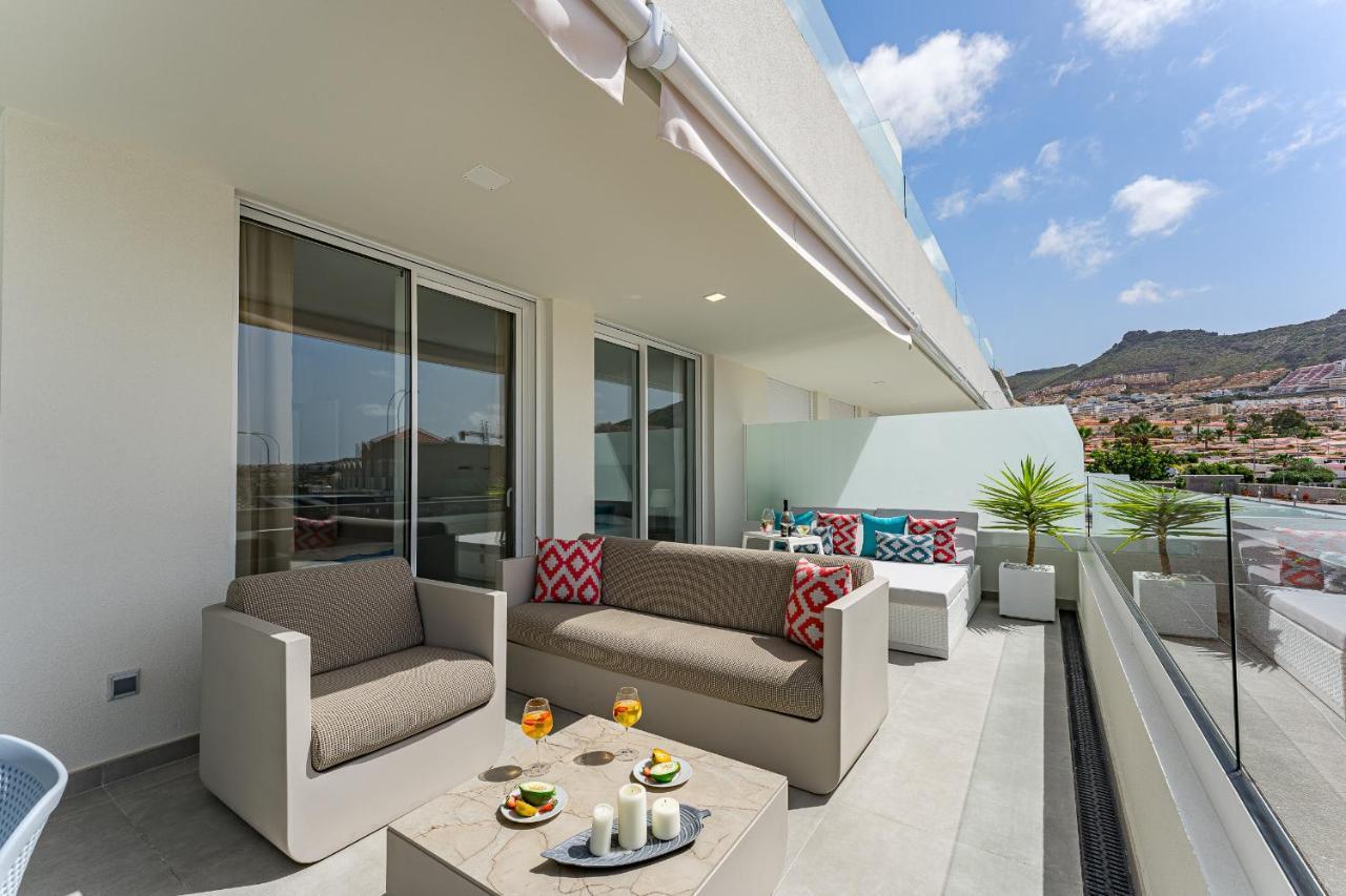 Modern New Apartment Las Terrazas De Costa Adeje. Heated Pool, Big Terrace And Private Parking מראה חיצוני תמונה