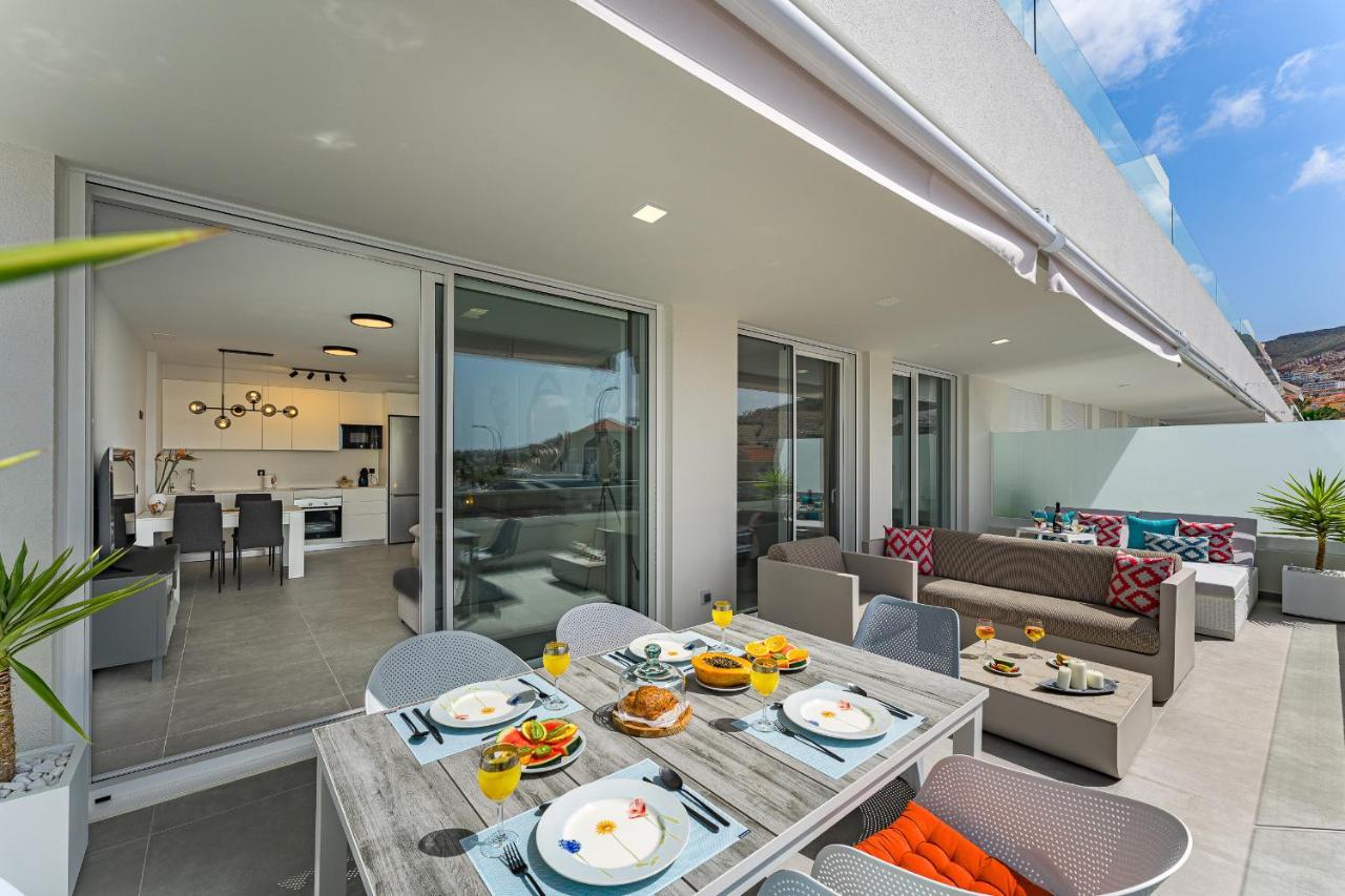 Modern New Apartment Las Terrazas De Costa Adeje. Heated Pool, Big Terrace And Private Parking מראה חיצוני תמונה