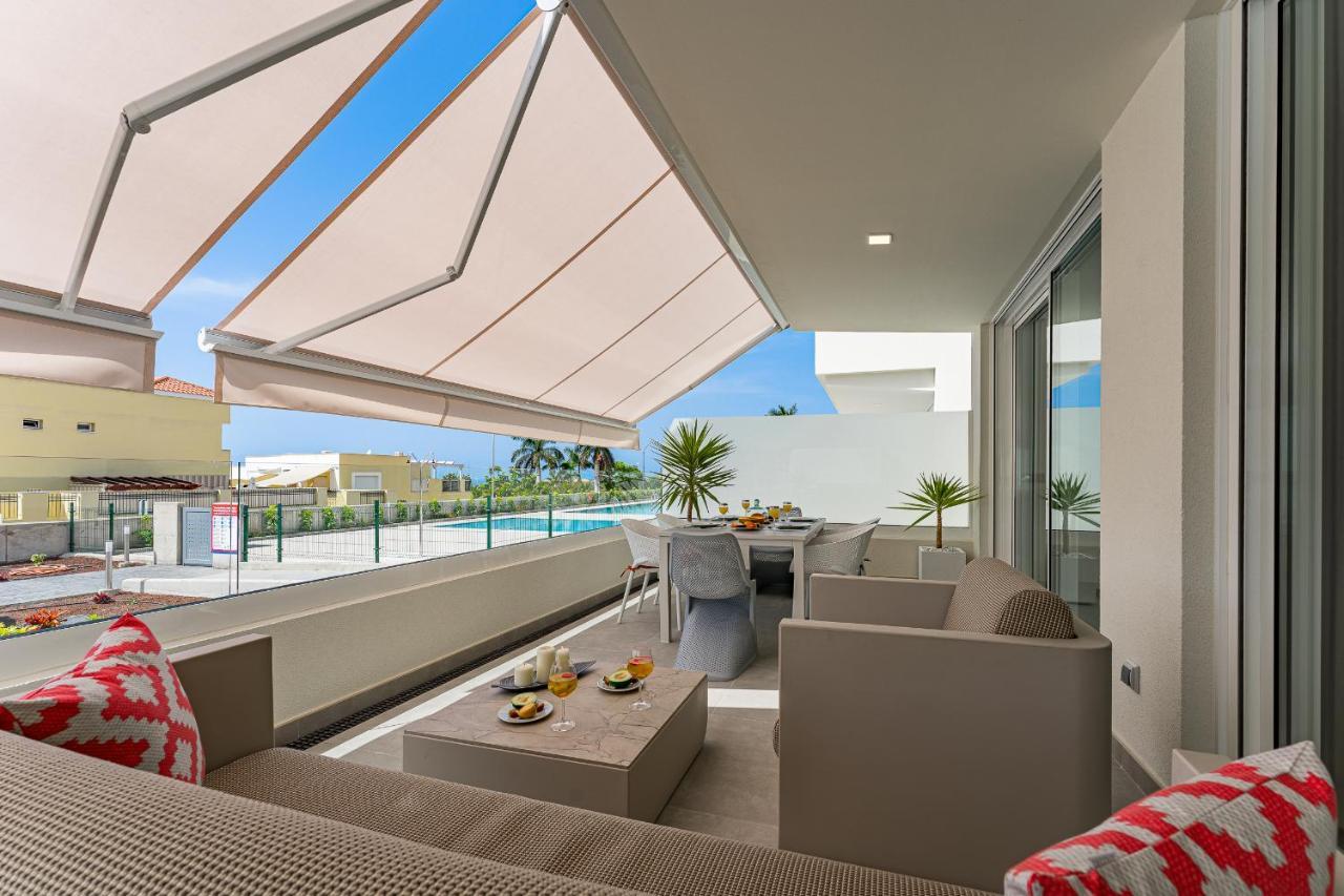 Modern New Apartment Las Terrazas De Costa Adeje. Heated Pool, Big Terrace And Private Parking מראה חיצוני תמונה