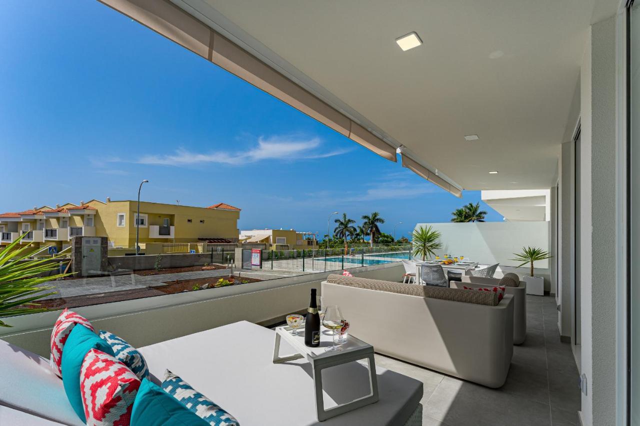 Modern New Apartment Las Terrazas De Costa Adeje. Heated Pool, Big Terrace And Private Parking מראה חיצוני תמונה