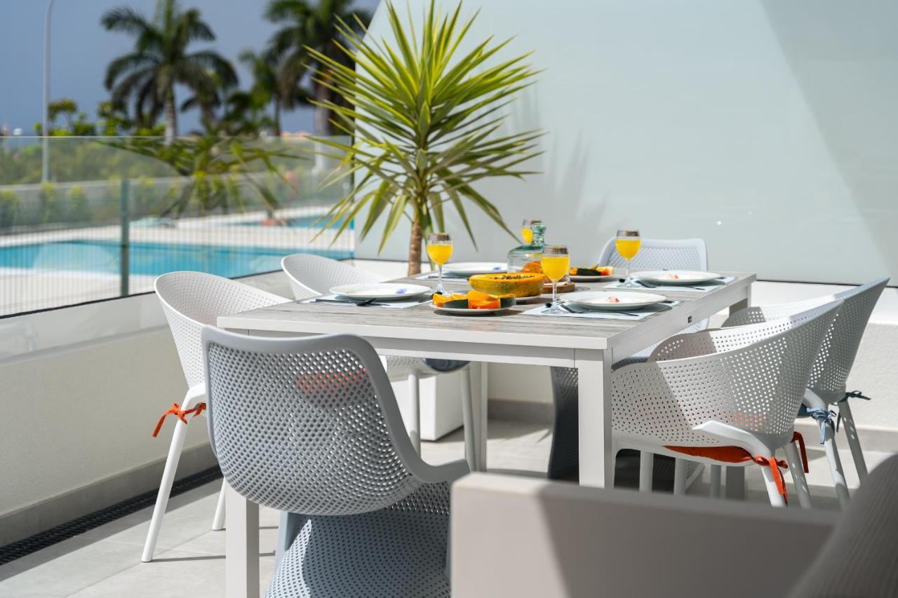 Modern New Apartment Las Terrazas De Costa Adeje. Heated Pool, Big Terrace And Private Parking מראה חיצוני תמונה